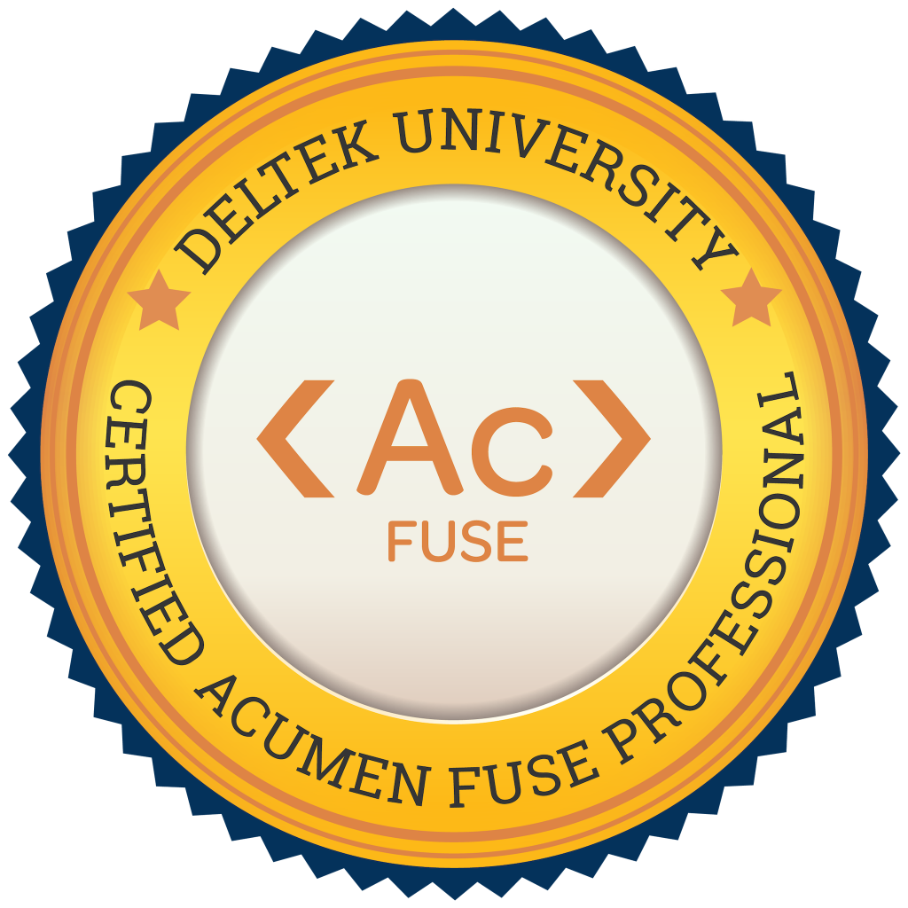 PreLaunch Acumen Fuse Interactive Video Training Project Controls